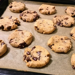 小麦不使用✨オーツ粉でチョコチップクッキー